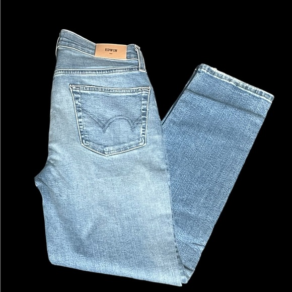 Edwin, Size 24x28, Straight Blue Jeans. NWT G14 - Picture 9 of 10